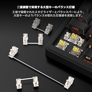 Amazon | 【国内正規品】AOC GK330 ゲーミングキーボード ワイヤレス