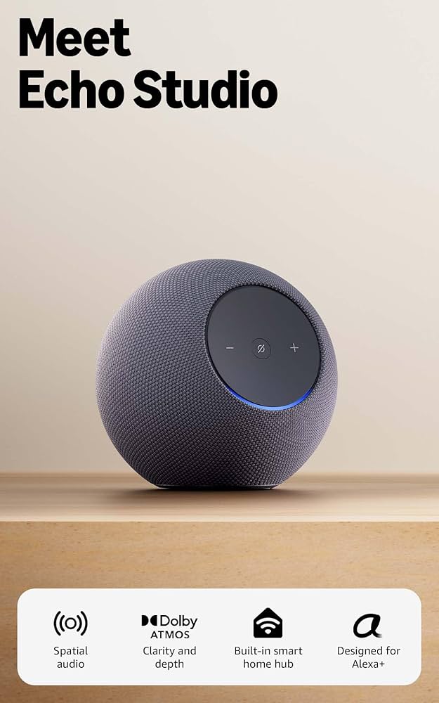 Amazon Echo Studio | Alexa Speaker | Graphite | Amazon