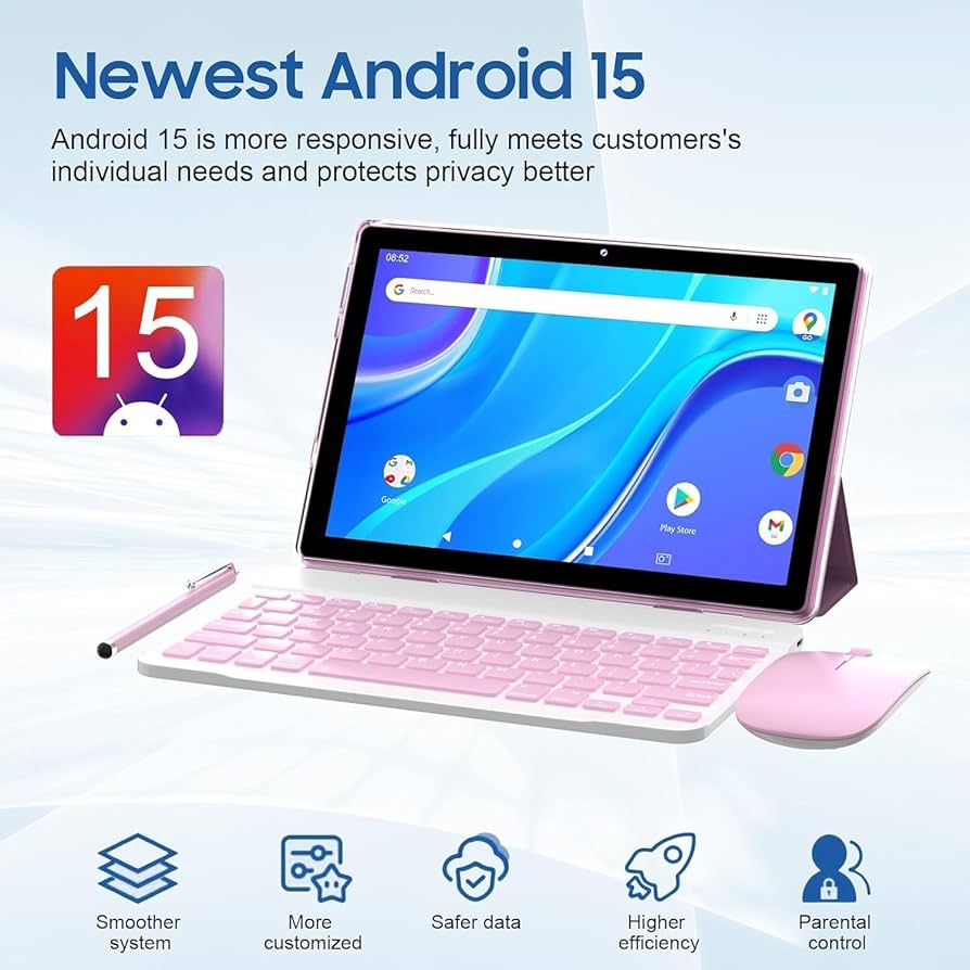 Amazon.com : Android 15 Tablet, 10 Inch 8GB RAM+32GB ROM+1TB