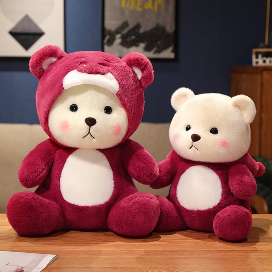Amazon.com: Bilibang Cartoon Plush Cross-Dressing Teddy Bear Plush