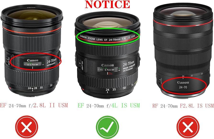 Amazon.com : 77mm Lens Cap Cover for Canon EF 24-70mm f/4L is USM