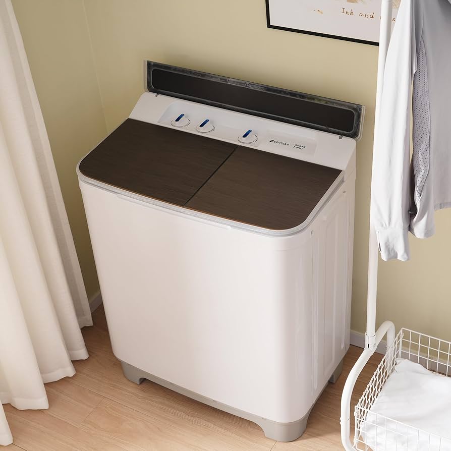 Amazon | SENTERN 二層式洗濯機 7kg/5.5kg 二槽式洗濯機 大容量 節電