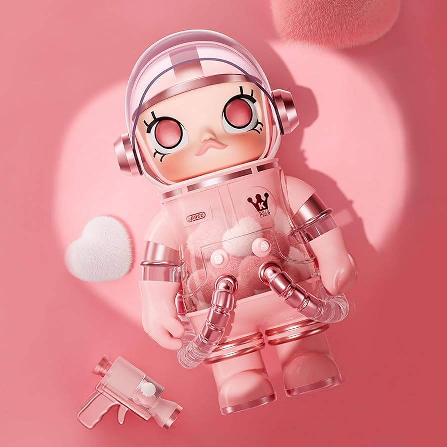 Amazon.com: POP MART MEGA Space Molly 400% Smitten Love,11.61 Inch