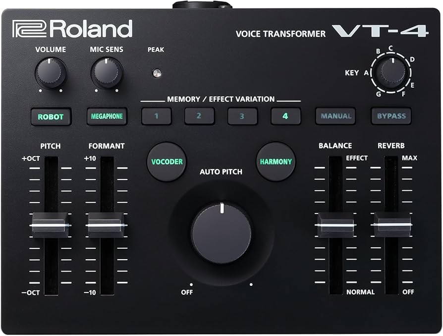 Amazon.com: Roland VT-4 Vocal Transformer, Black : Musical Instruments