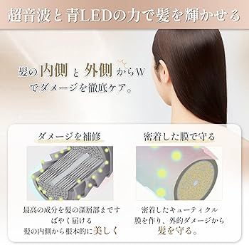 Amazon | Kiboer 超音波 トリートメントアイロン髪質改善 浸透促進