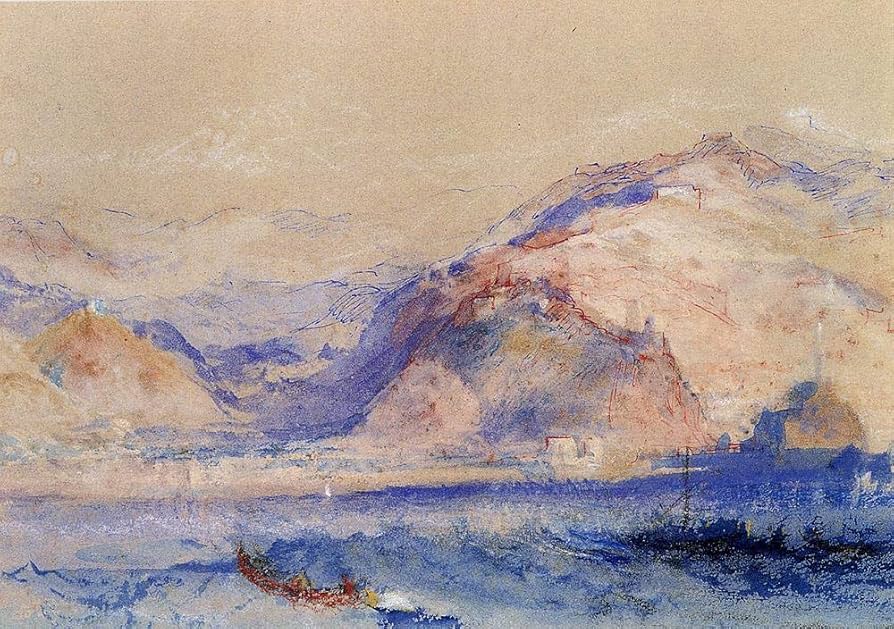 Amazon.co.jp: 20 絵画 ゲンダ ロマンチックな風景 ジョセフ・マロード