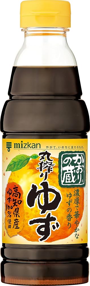 Amazon.co.jp: Mitsukan Kaori no Kura Round Shibori Yuzu 12.2 fl oz