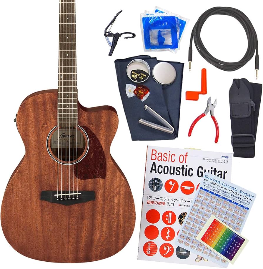 Amazon | アイバニーズ Ibanez PC12MHCE エレアコ 初心者セット アコギ