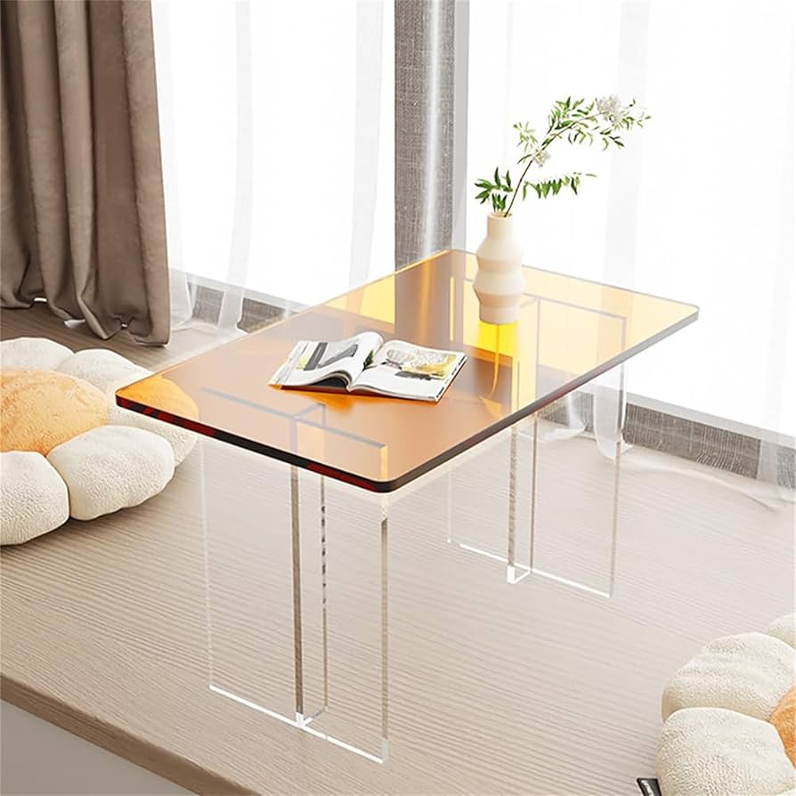 Amazon.co.jp: FZYUAN アクリルテーブル透明 コーヒーテーブル