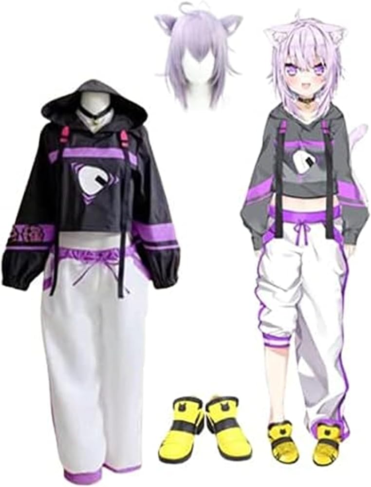 Amazon.co.jp: 猫又 おかゆ ねこまた おかゆ コスプレ衣装 ＋ 靴＋