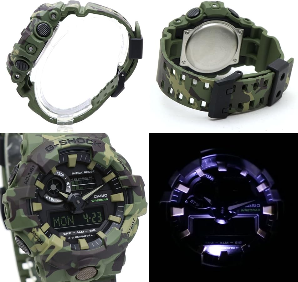 G-SHOCK CASIO GA-700CM-3A Analog x Digital Camouflage Camouflage