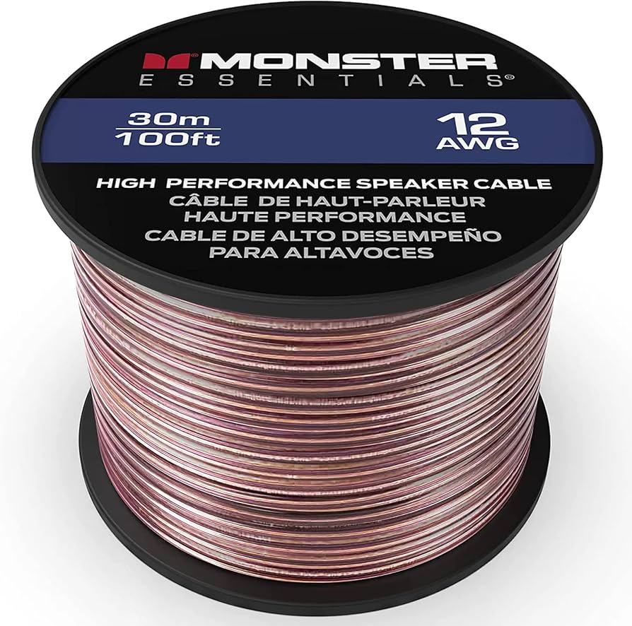 Amazon | モンスター(Monster) スピーカーケーブル 12ゲージ 1巻 30.48