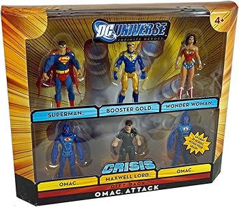 Amazon.com: DC Universe 6-Pack Superman, Booster Gold, Wonder