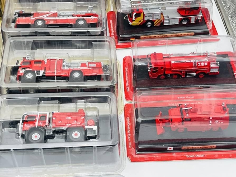 Amazon | 週刊 世界の消防車 各種 22台 ミニカー 当時物 現状品 希少品