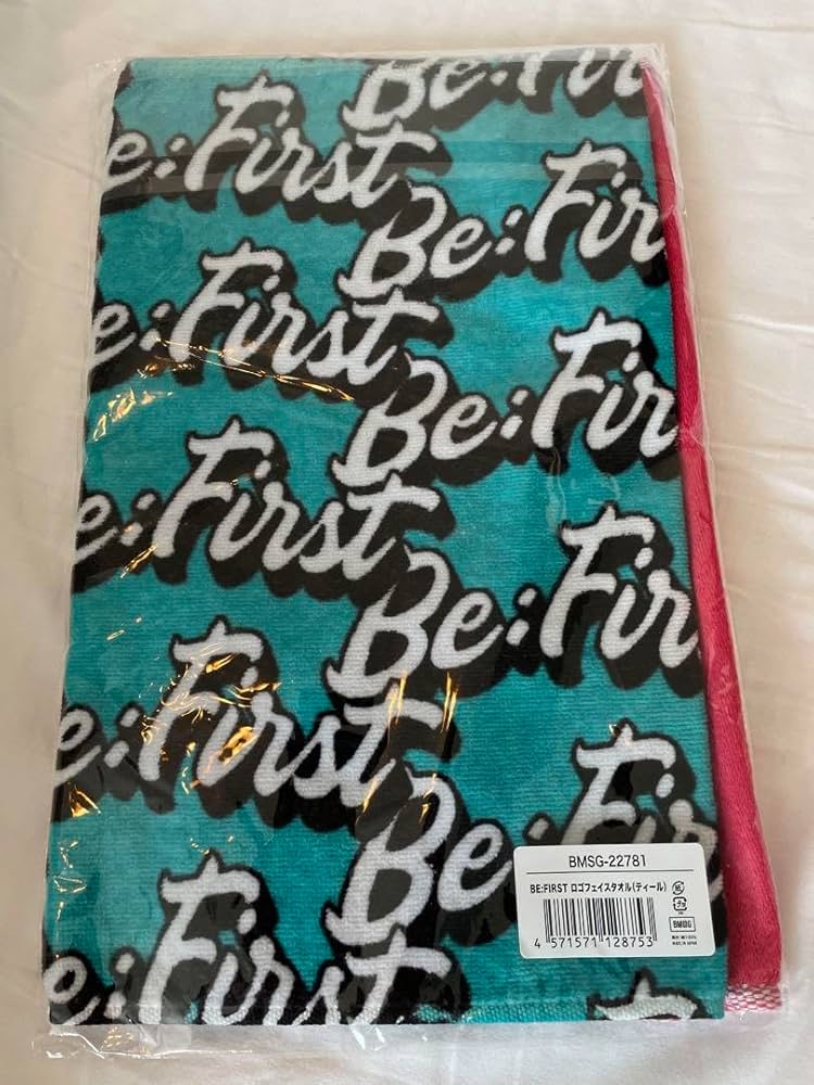 Amazon.co.jp: BE FIRST ロゴ フェイスタオル BMSG ビーファースト