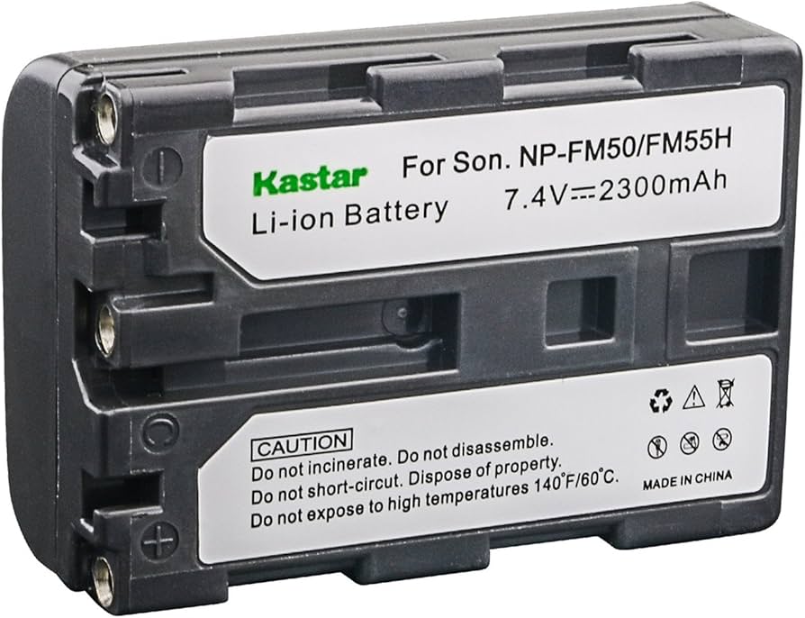 Amazon.com: Kastar Battery Replacement for Sony NP-FM30 NP-FM50