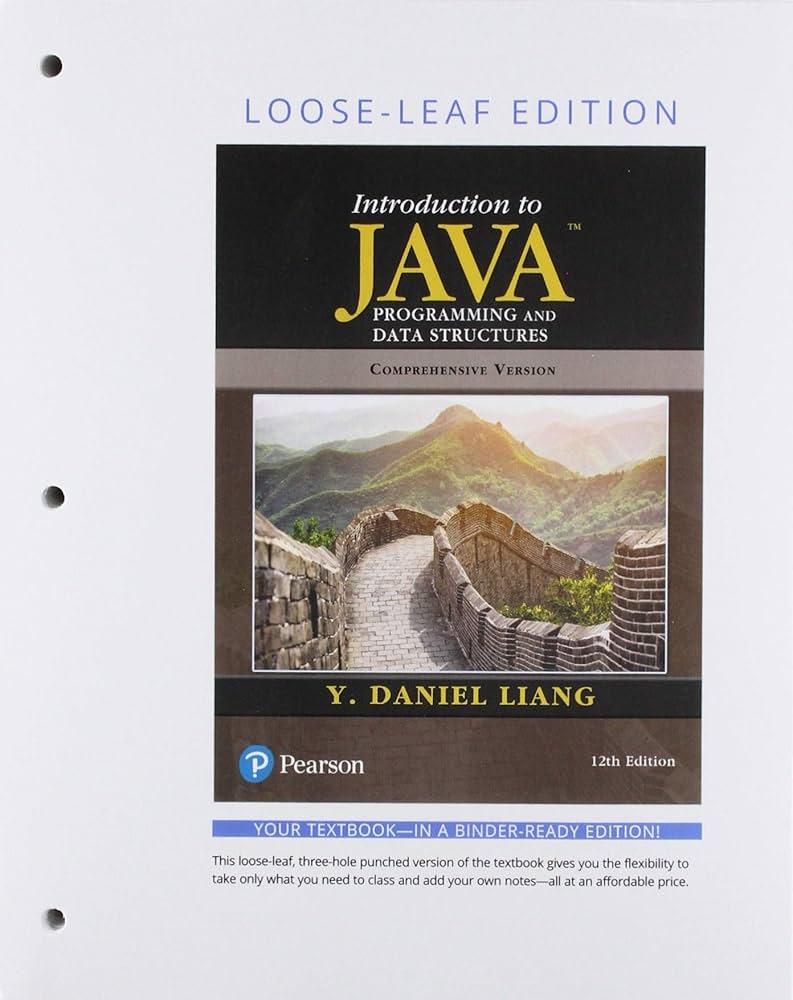 Intro to Java Programming, Comprehensive Version, Loose Leaf