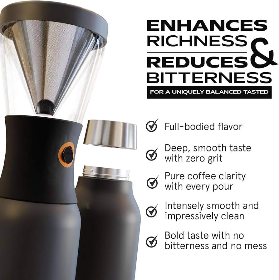 Amazon.com: asobu Cold Brew Coffee Maker, Award-Winning 40oz