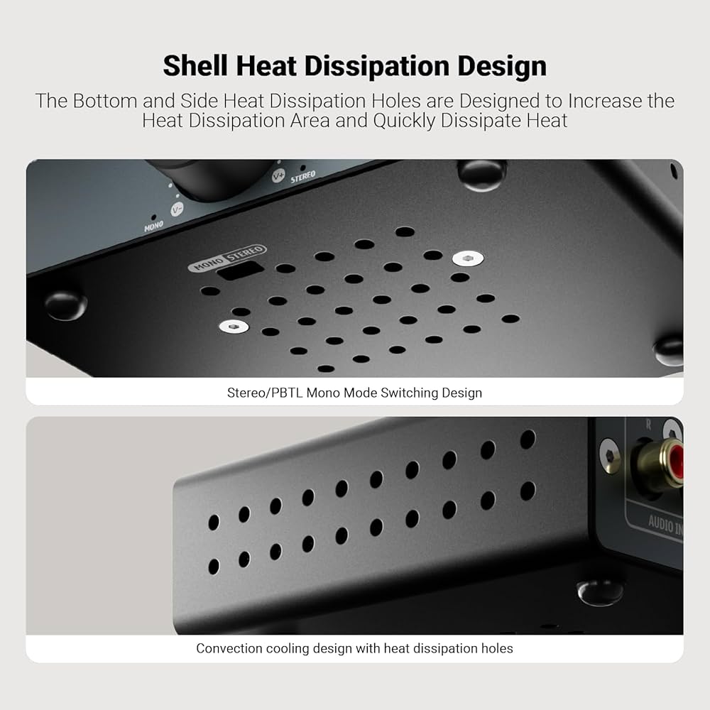 Amazon.co.jp: AIYIMA A07 MAX HIFI パワーアンプ 2チャンネルホーム