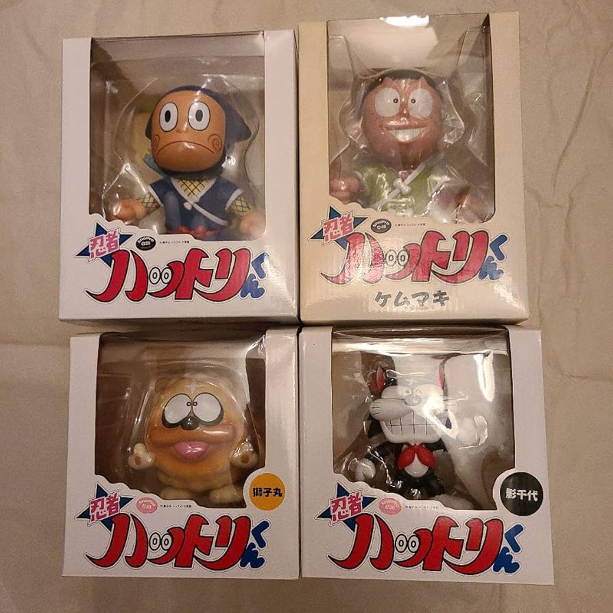 Amazon.co.jp: VCD忍者ハットリくん4体セット メディコムトイ : おもちゃ