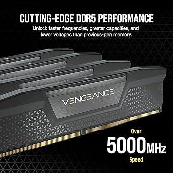 CORSAIR VENGEANCE DDR5 RAM 32GB (2x16GB) 6400MHz CL32 Intel XMP
