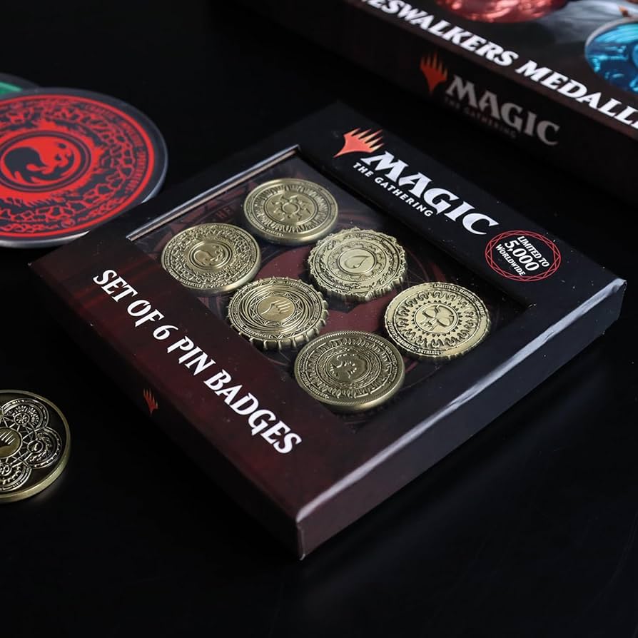 Amazon | マジック・ザ・ギャザリング 限定版マナシンボルピンバッジ6