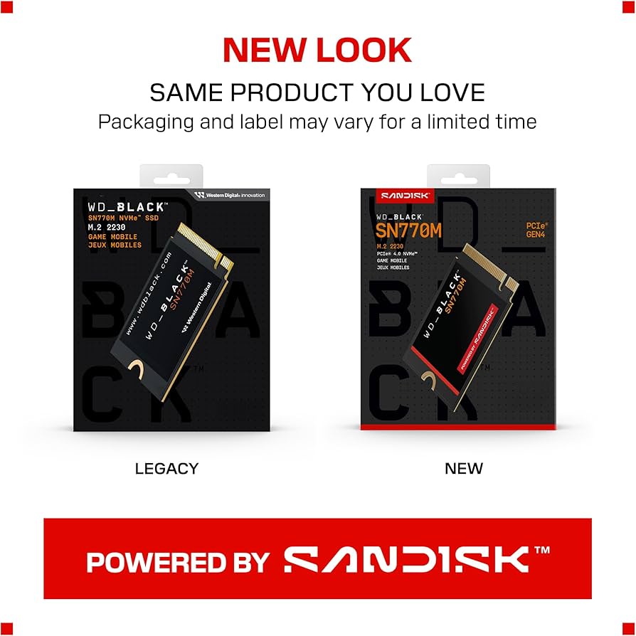 Amazon.com: WD Black SN770M WDS100T3X0G 1 TB Solid State Drive - M