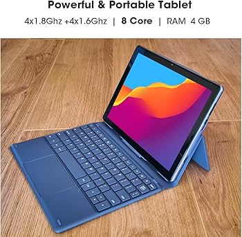 Amazon.co.jp: キーボード付き10インチタブレット、オクタコアAndroid