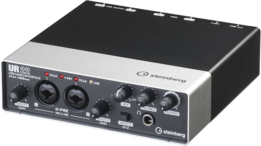 Amazon.co.jp: Steinberg 2x2 USB 2.0 オーディオインターフェース