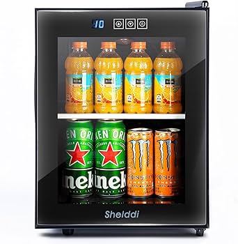 Amazon | Shelddi ミニ冷蔵庫 小型 33L オシャレ 静音 一人暮らし