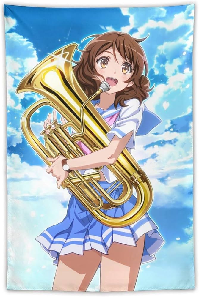 Amazon.co.jp: タペストリー 響け!ユーフォニアム 黄前久美子 布