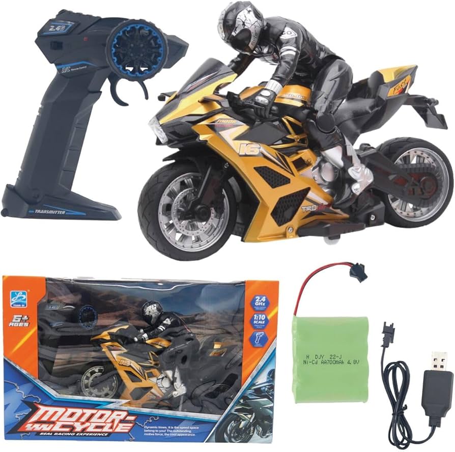 Amazon.co.jp: RC Remote Control Motorcycle, Off-road, Fast, Indoor