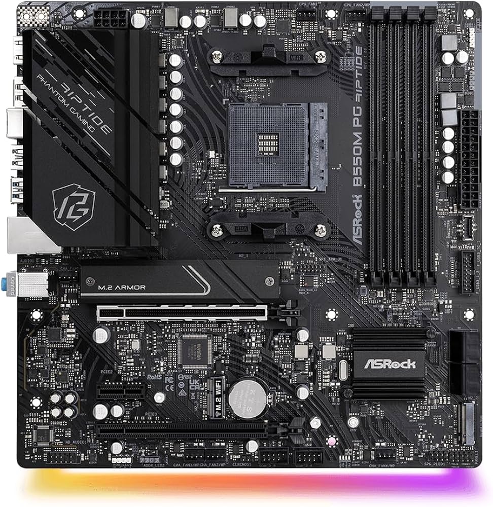 Amazon | ASRock マザーボード B550M PG Riptide AMD Ryzen 5000