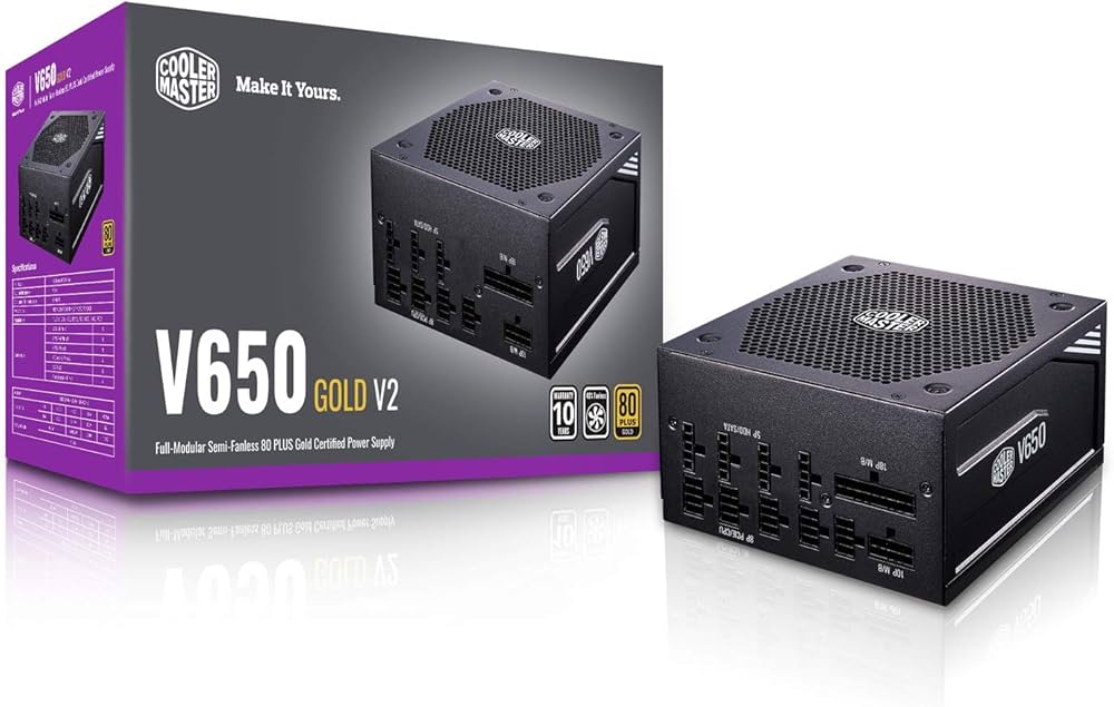 Amazon | Cooler Master V650 GOLD V2 650W PC電源ユニット 80PLUS