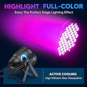 Amazon.com: BETOPPER LED Stage Lights, 54x3W RGB Par Light, DMX