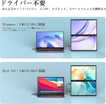 Amazon.co.jp: KEEPTIME デュアル モバイルモニター 15.6インチ