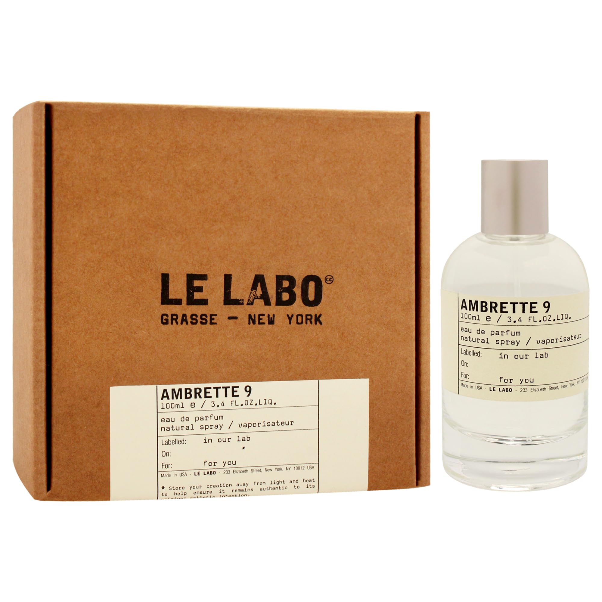 Amazon.com : Ambrette 9 by Le Labo for Unisex - 3.4 oz EDP Spray