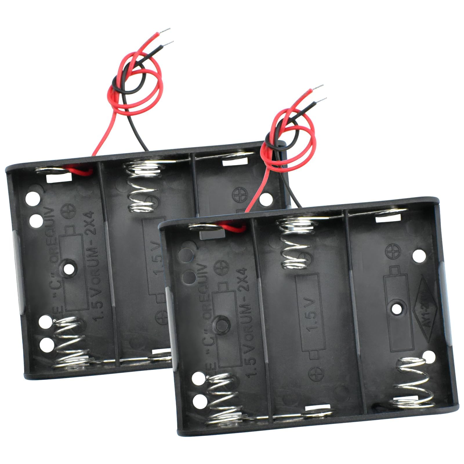 Amazon.com: SDTC Tech 2-Pack 3X C Cell Battery Holder 4.5V C Size
