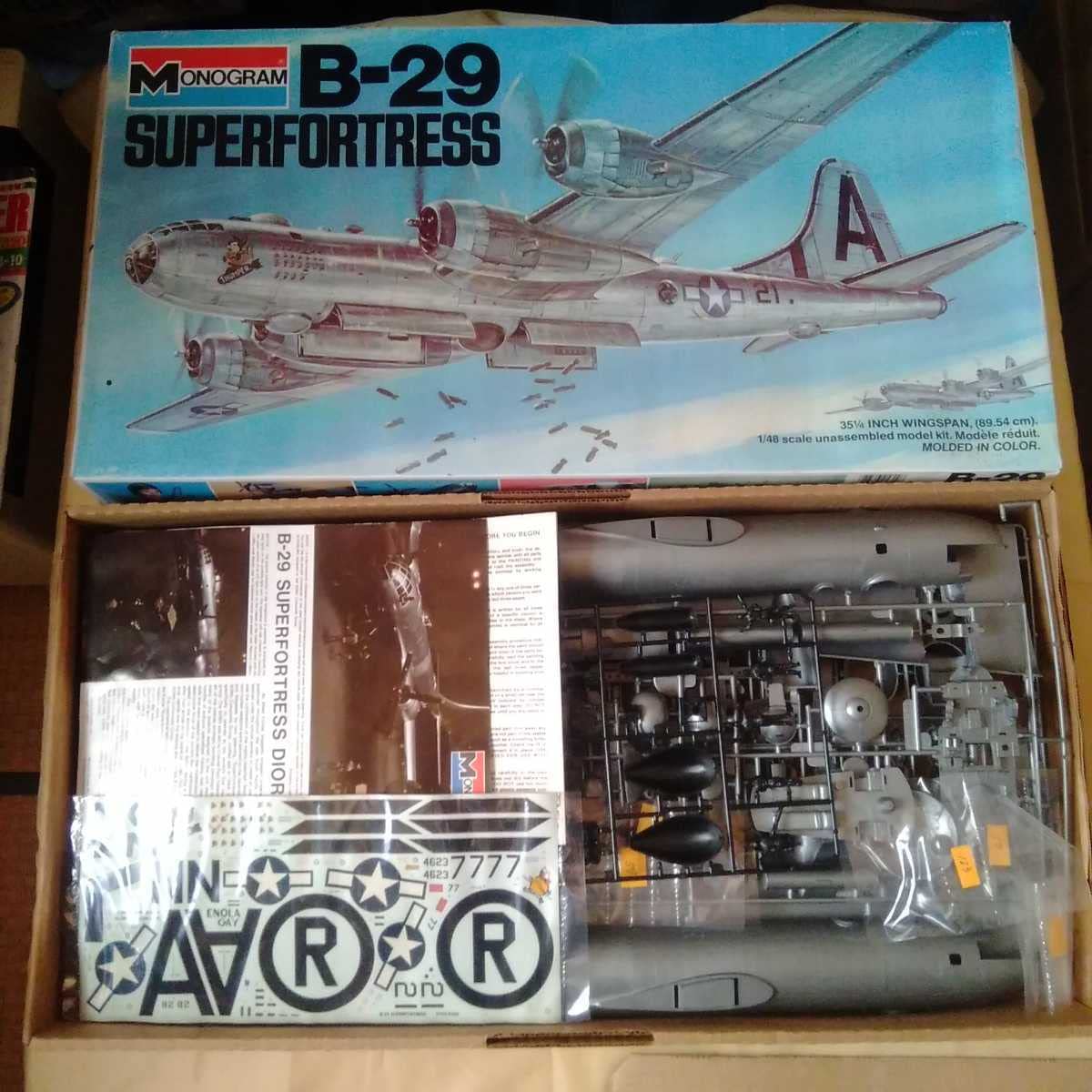 Amazon | 大型キット monogram 1/48 B-29 superfortress プラモデル