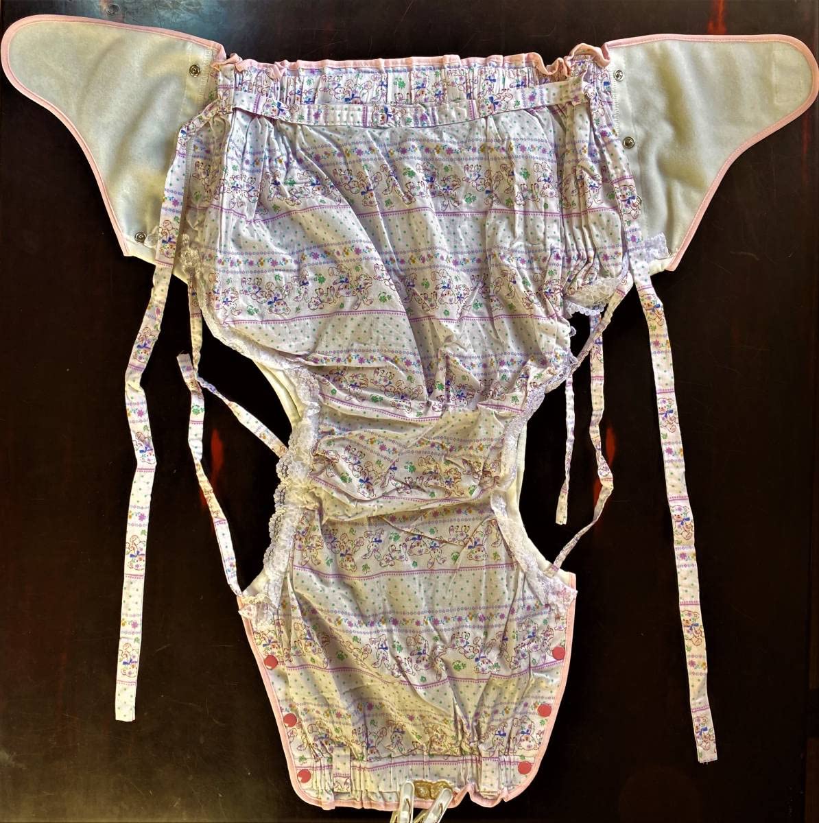 Amazon.co.jp: 大人用 おむつカバー 懐古堂製 うさぎ柄 金属ホック