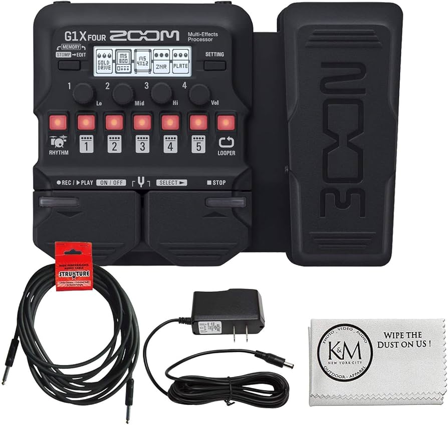 Amazon.com: Zoom G1X Four Guitar MultiEffects Processor with