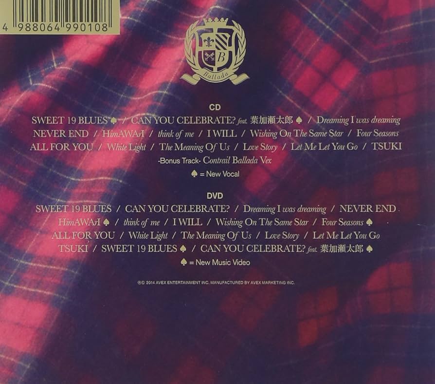 Amazon.co.jp: Ballada (AL+DVD) - 安室奈美恵 (特典ポスターなし