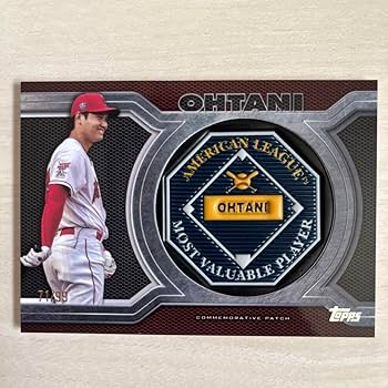 Amazon.co.jp: topps 2022 japan edition 大谷翔平 MVPパッチカード