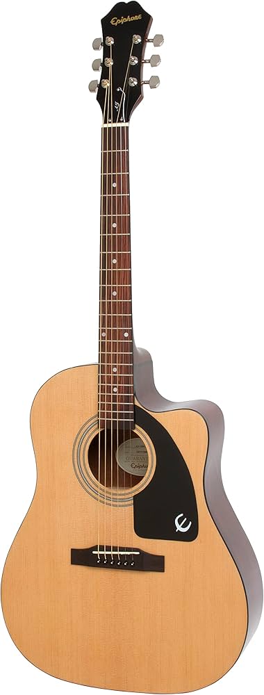 Amazon | Epiphone AJ-100CE Natural エレアコギター (エピフォン