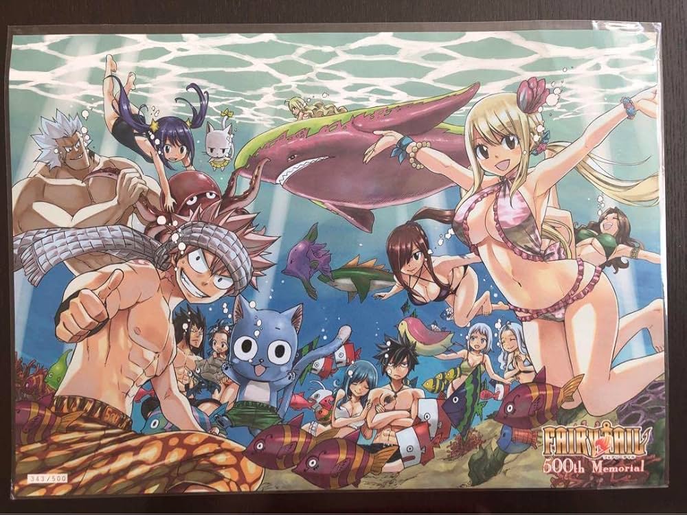 Amazon.co.jp: フェアリーテイル FAIRY TAIL 複製原画 夏エルザ 真島