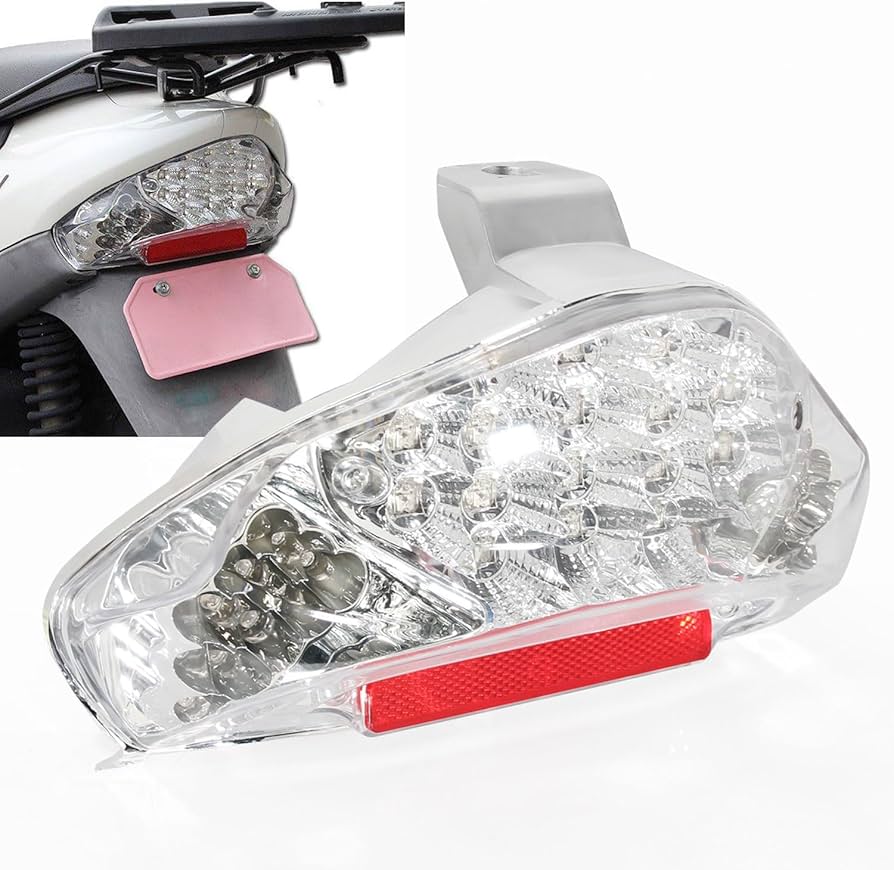 Amazon | アドレスV125/アドレスV125G(CF46A)用 LEDクリアテールランプ