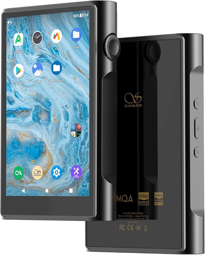 Amazon.com: SHANLING Reproductor MP3 Ultra MP3 MP4, reproductor de