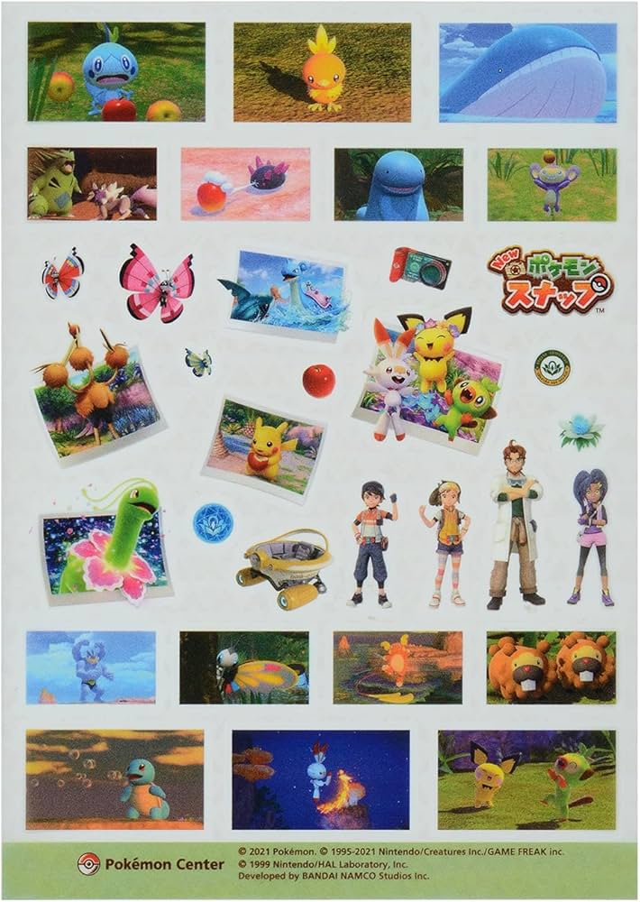 Amazon | ポケモンセンターオリジナル PETシール New ポケモンスナップ