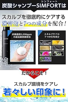 Amazon | SIMFORT シンフォート スパークリング スカルプシャンプー