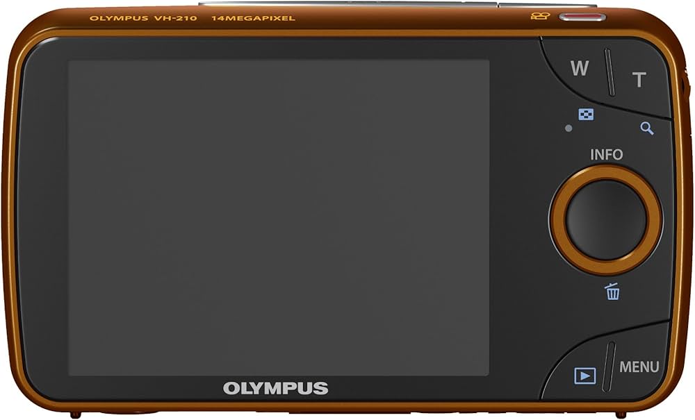 Amazon | OLYMPUS デジタルカメラ VH-210 オレンジ 1400万画素 光学5倍